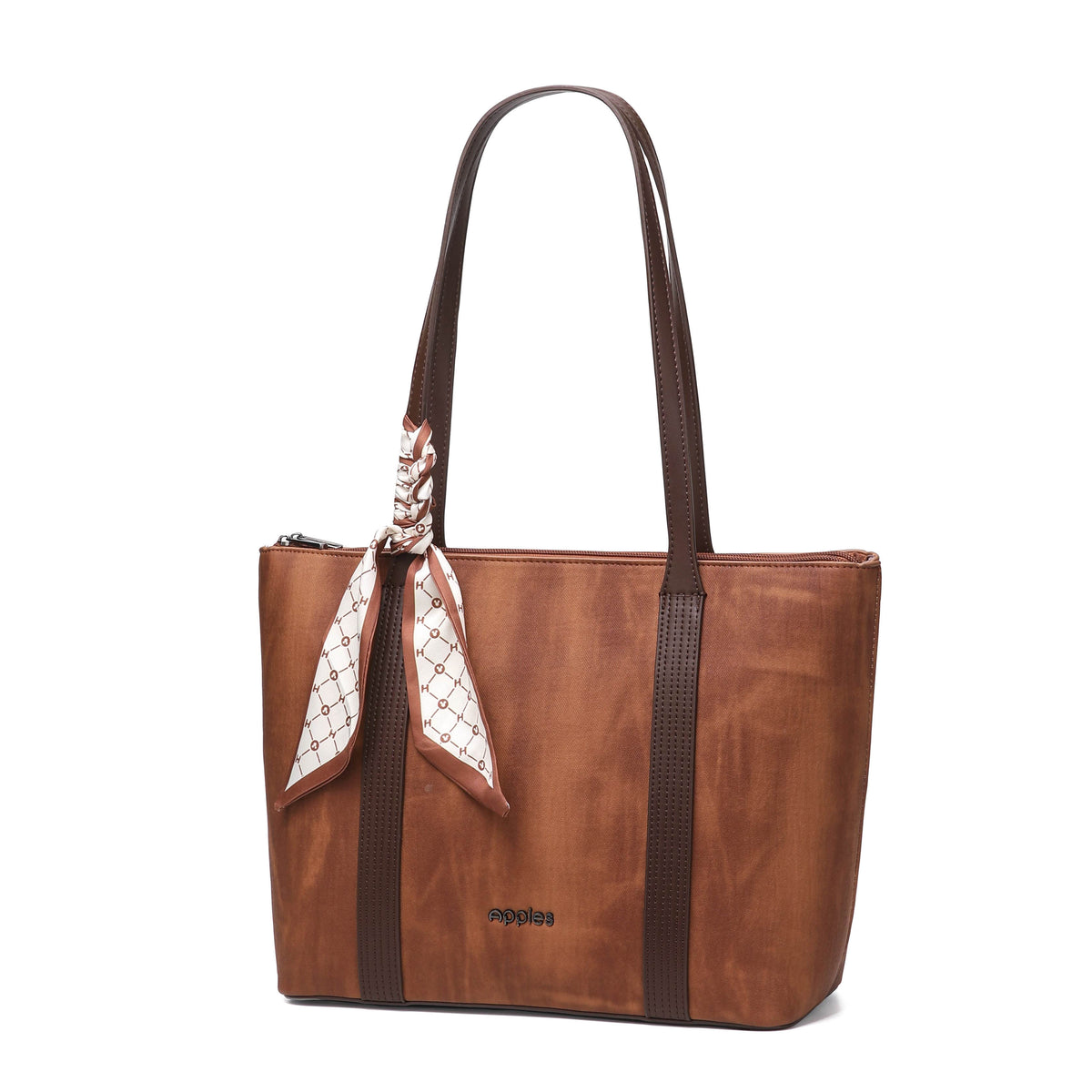 Vionelle textured tote handbag by Apples UAE - angled view