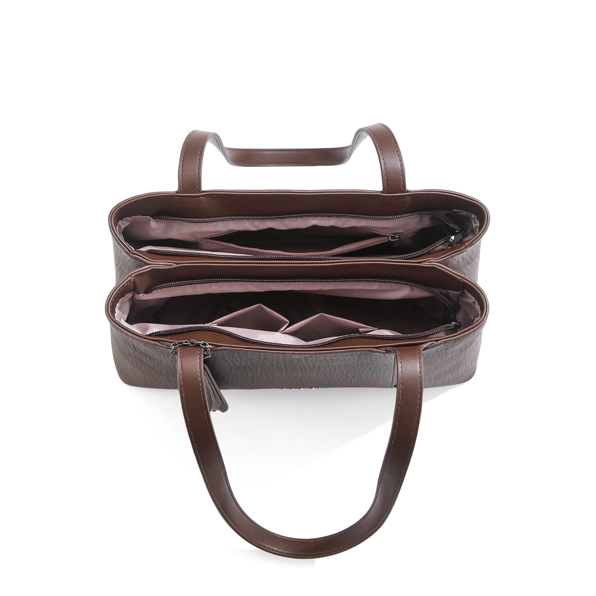 Lunessa polished work tote bag for women by Apples UAE