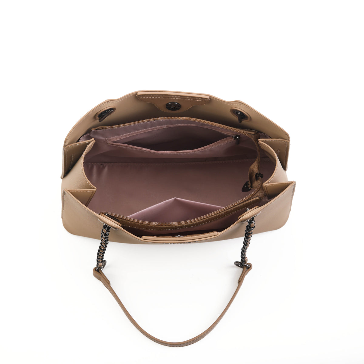 Velora everyday shoulder bag with structured shape by Apples UAE