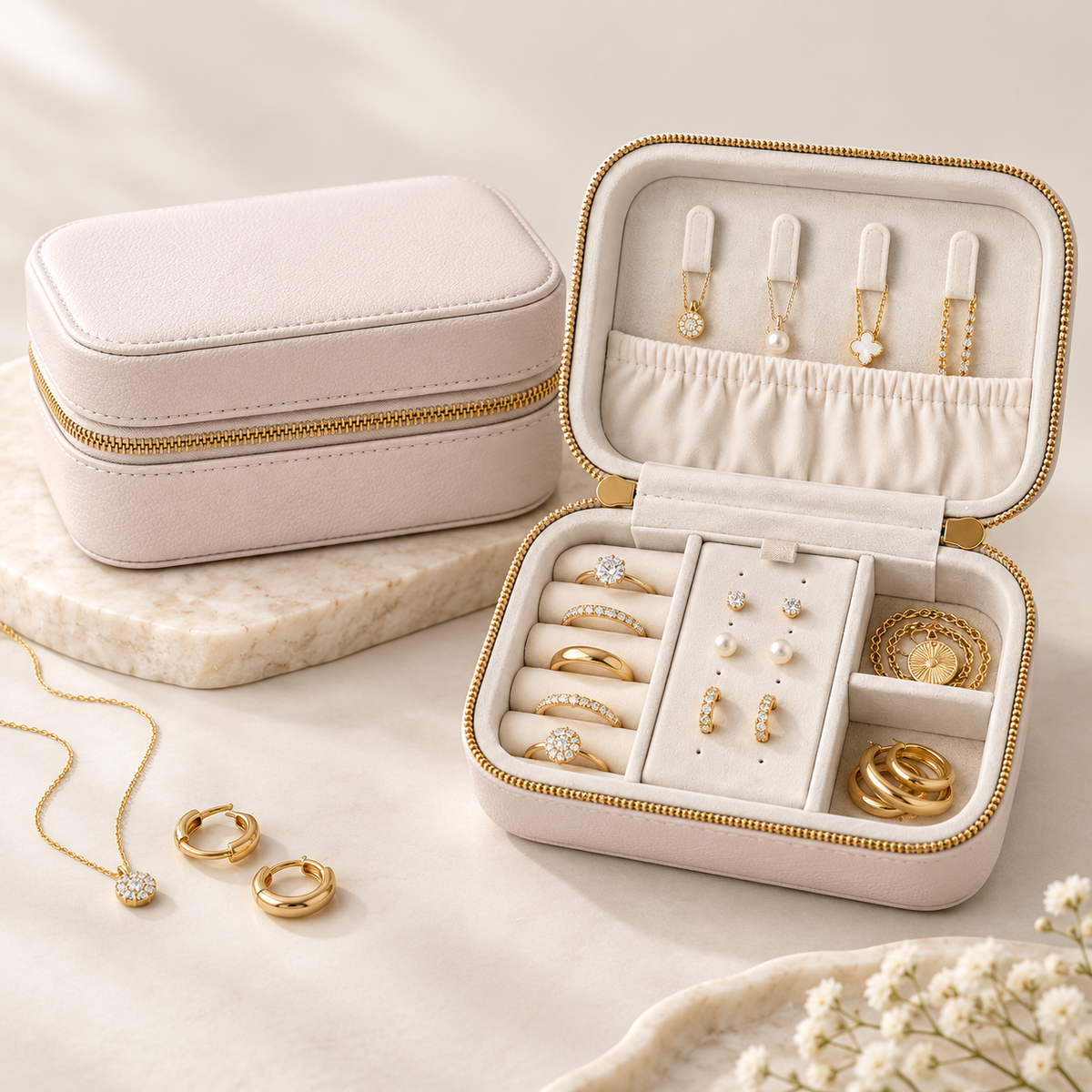 Premium Travel Jewelry Box