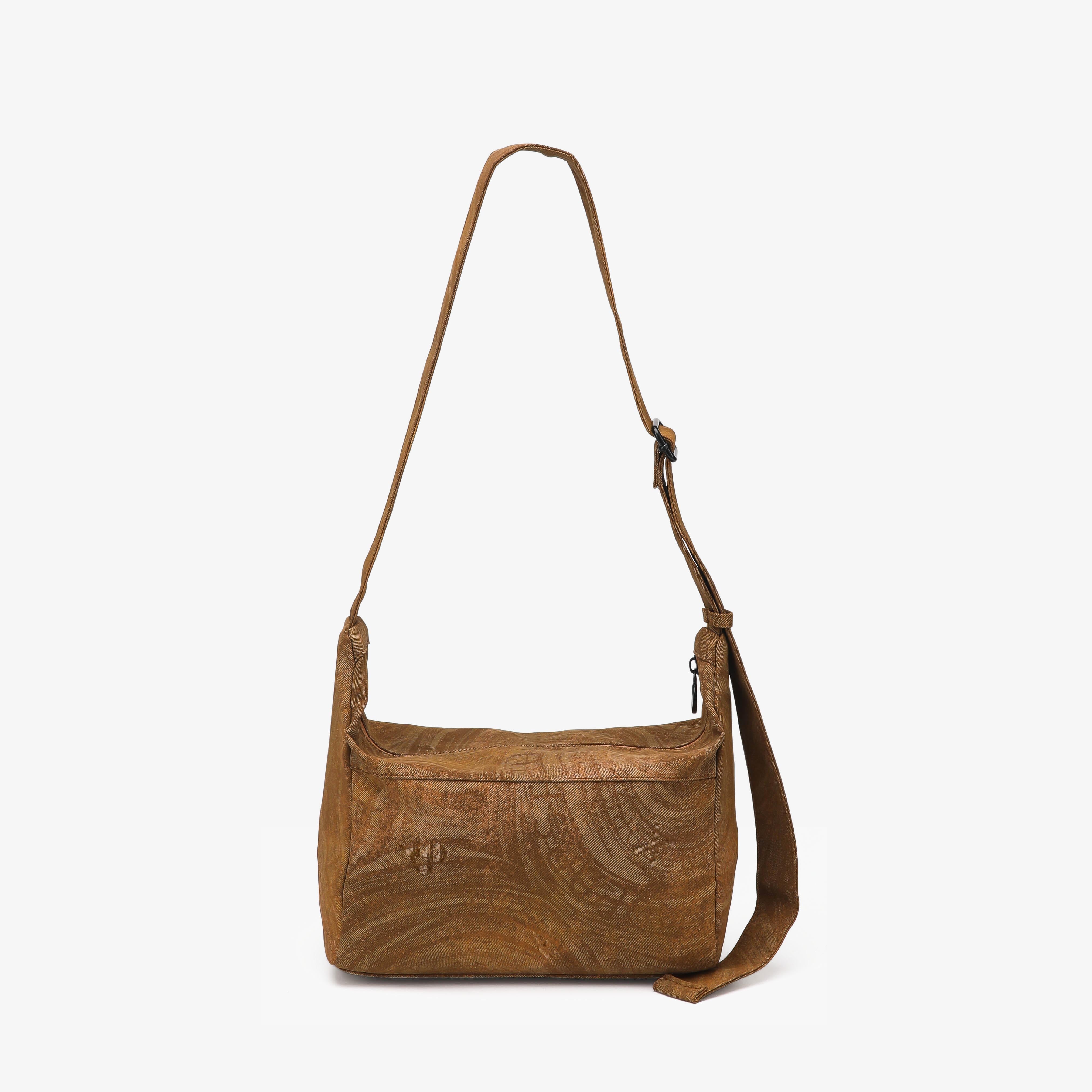 Mary Poppins brown practical daily handbag by Apples UAE - back view