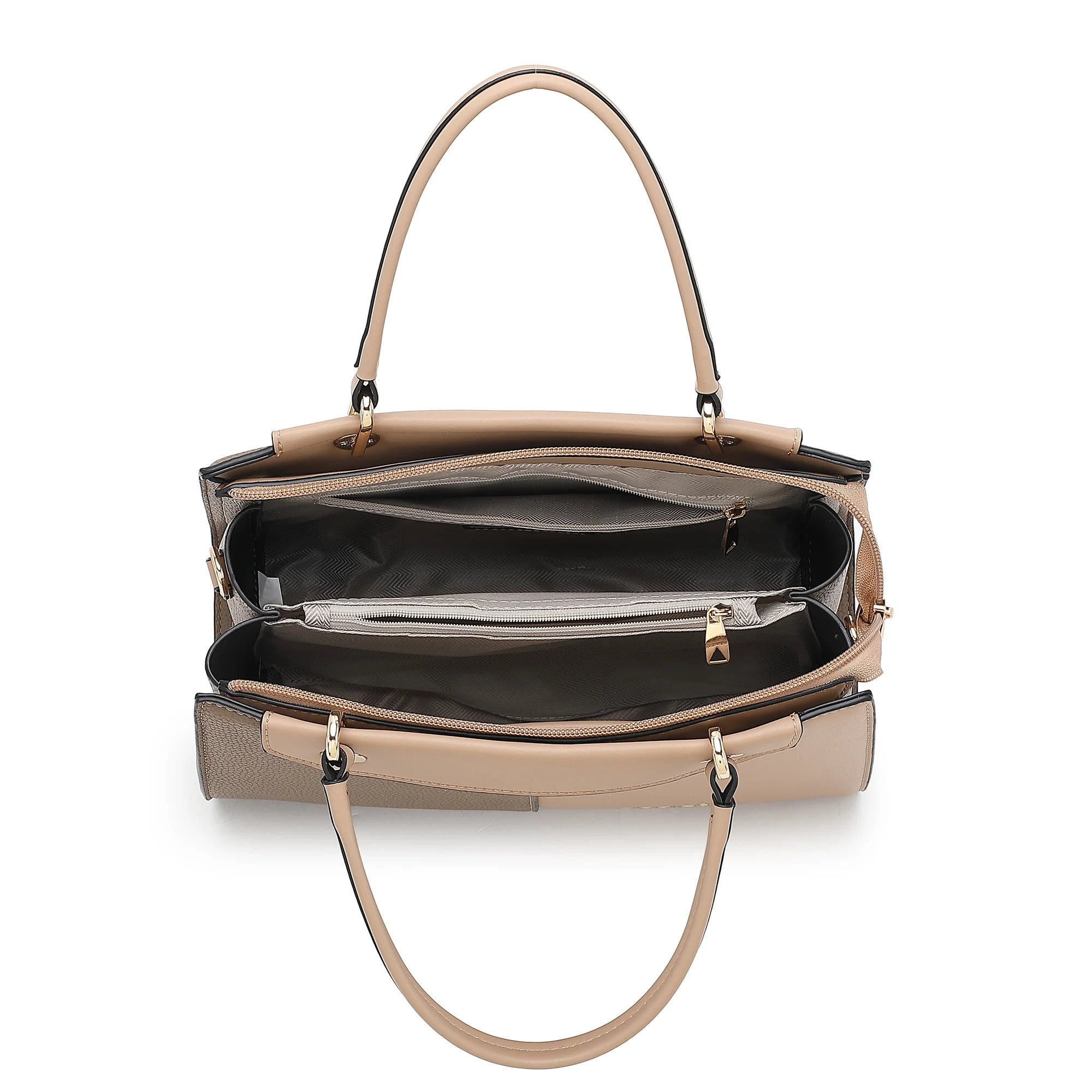 Dual-Tone Handbag