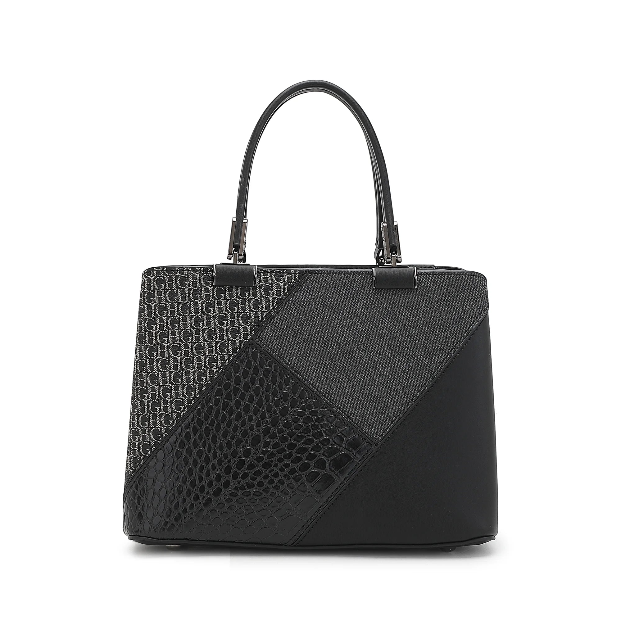 Geometric Patchwork Tote