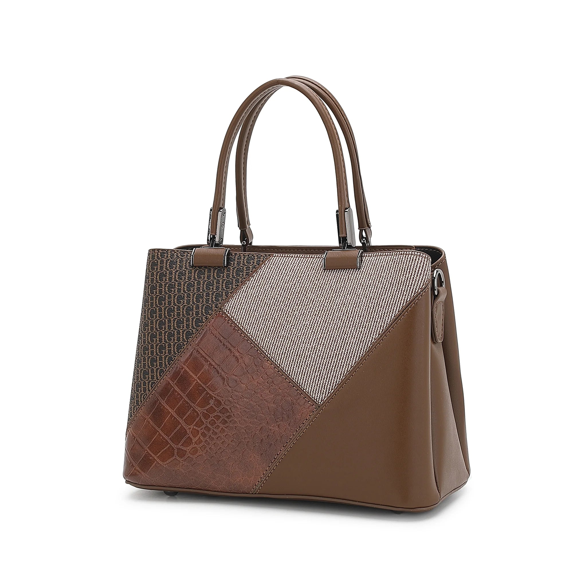 Geometric Patchwork Tote
