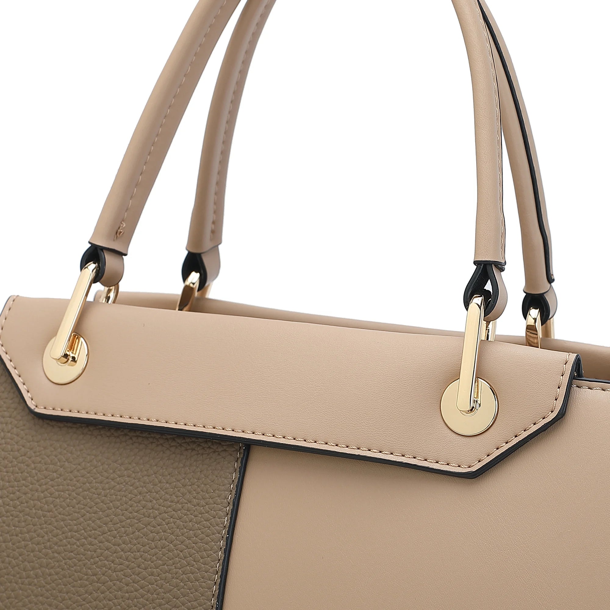 Dual-Tone Handbag
