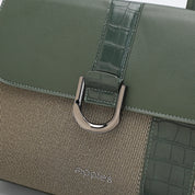Buckle Flap Satchel